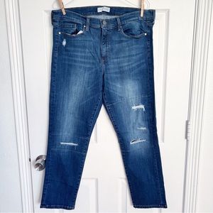 Banana Republic Premium | Denim Distressed Skinny Ankle Jeans